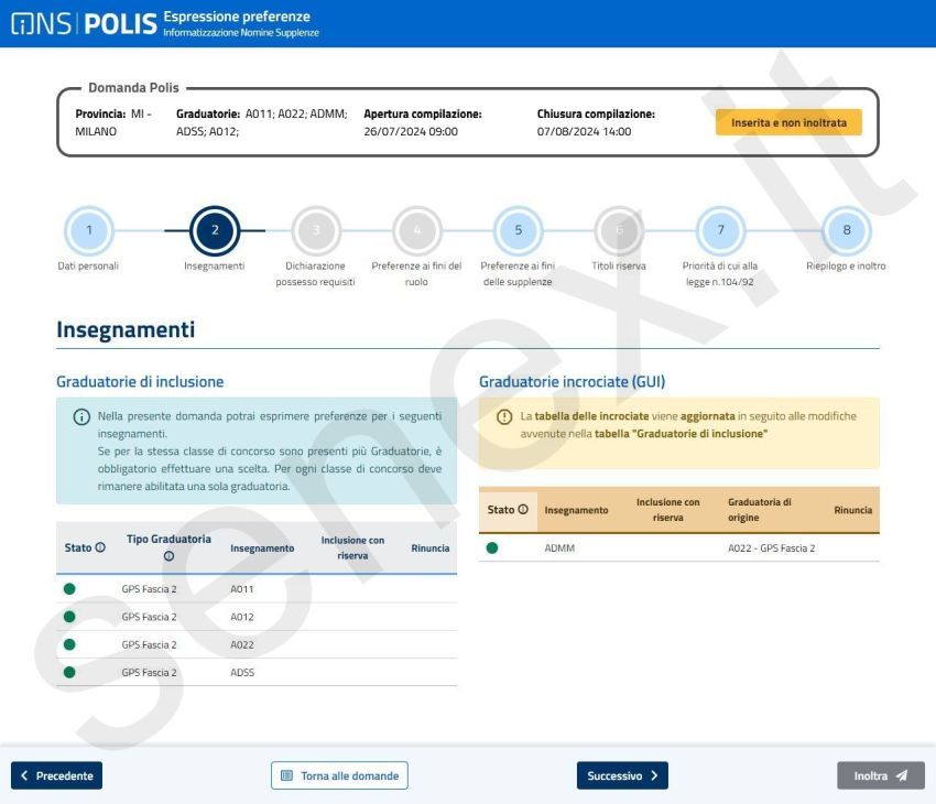 compilare istanza 150 scuole