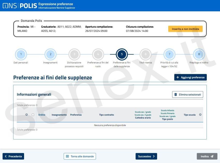 compilare istanza 150 scuole