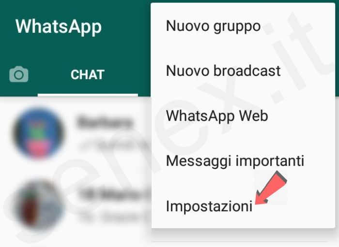 trasferire whatsapp