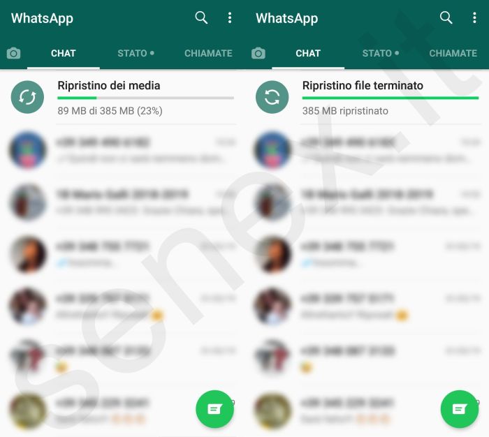 trasferire whatsapp