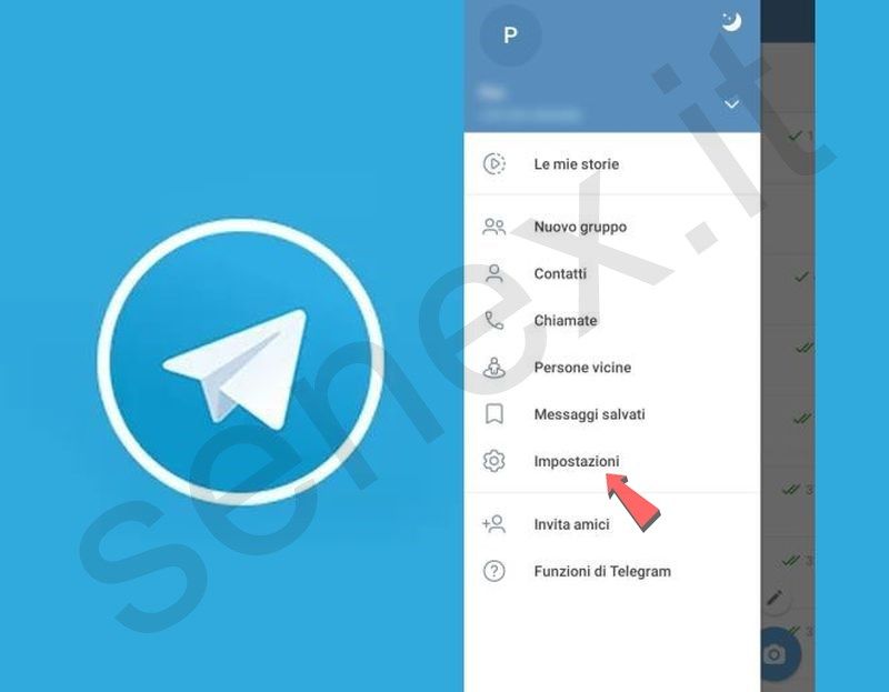 disattivare sincronizzazione contatti Telegram